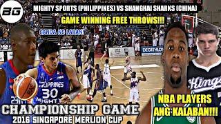 Mighty Sports vs Shanghai Sharks CHAMPIONSHIP GAME! l 2016 Singapore Merlion Cup l Full Highlights