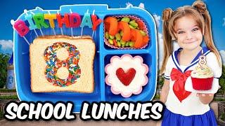 School Lunch TAKEOVER!  Lily's Birthday WEEK - Bunches of Lunches