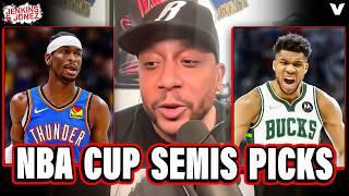 NBA Cup semis predictions: SGA & Thunder look unbeatable + Giannis & Bucks finding their rhythm