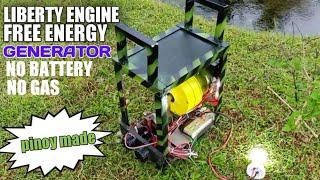 LIBERTY ENGINE PINOY MADE || free energy generator portable BUILD yourself at home