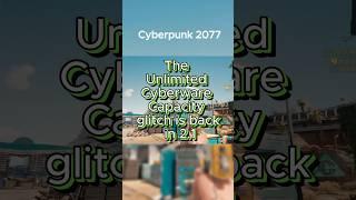 2.1 Updated Unlimited Cyberware Capacity in Cyberpunk 2077 Phantom Lib