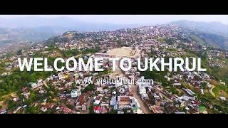 Aerial view of Ukhrul town the heart of ukhrul district  Courtesy  Albert  #