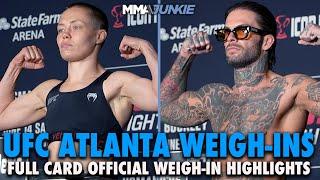 UFC on ESPN 69 weigh-in highlights: Three ex-champs hit marks, full card set