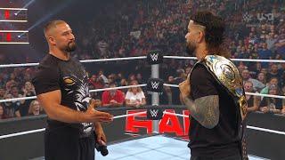 Bron Breakker confronts Jey Uso - WWE RAW 9/30/2024