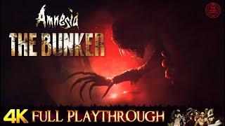 Amnesia The Bunker | Full Gameplay Walkthrough No Commentary 4K 60FPS