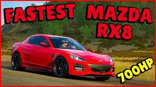 FASTEST MAZDA RX-8 DRAG TUNE - 2011 Mazda RX8 Drag Build/Tune - Forza Horizon 4