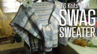 J's Knit - The Faux Swag Sweater 101.  EP. 232.  #newvideo