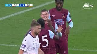 Mubama Goal vs Perth Glory 15/8/2023 Perth Glory vs West Ham United