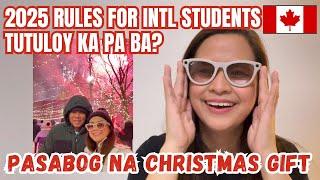 2024 RECAP for INTL STUDENTS | PASABOG NA CHRISTMAS GIFT | Buhay Canada | V95