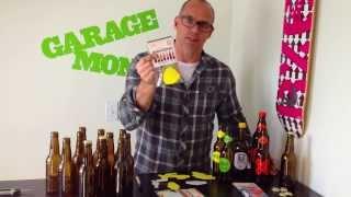 Homebrew Beer Bottle Labels - Writable, Washable by Garage Monk