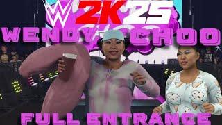 First ￼Look At WWE 2K25 Wendy Choo Full Entrance