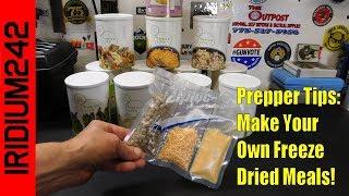 Prepper Tip: Make Your Own Freeze Dried Meals!