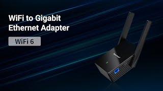 BrosTrend WiFi to Gigabit Ethernet Adapter Introduction Video, Connect Your Wired Device to WiFi 6