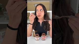 Real VS Fake Nutella  | Food Challenge  #sosaute #shorts