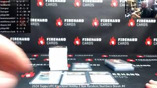 Live Sports Cards Breaks w/Firehand Cards!