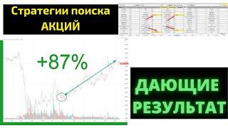 КАК БЫСТРО найти акции с БОЛЬШИМ потенциалом РОСТА СТОИМОСТИ (Два алгоритма и конкретные параметры)