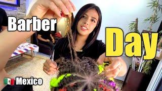 BARBER DAY Removes My TEKASHI 6ix9ine Inspired BRAIDS  Mexico City (TikTok BarberDay1) ASMR