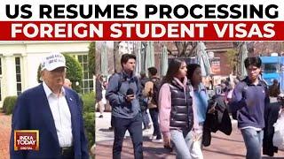 US Student Visa News: US Resumes Foreign Student Visa Processing With New Social Media Scrutiny