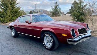 74k Mile 1974 Chevrolet Camaro Type LT 4 Speed Walk-Around and Drive for Bring a Trailer