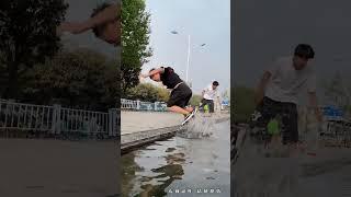【跑酷小坤坤吖】妳們覺得他的橘子還能吃嗎？妳們猜我最後結果怎麼樣#極限星計劃 #極限星計劃#極限運動 #搞笑 #熱門電視劇