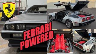 The Ferrari Swapped DeLorean!