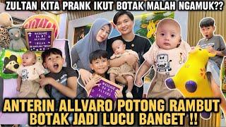 ZULTAN TINGKAHNYA KAYA BOCIL⁉VLOG POTONG RAMBUT ALLVARO BOTAK JADI LUCUU‼Yogafamilly