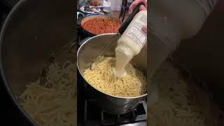 TikTok Viral Spaghetti Recipe  #tiktokviralrecipe #tiktokviralspaghetti #easydinner