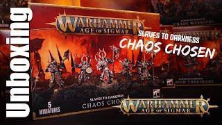 Unboxing Chaos Chosen Slaves to Darkness Warhammer Age of Sigmar