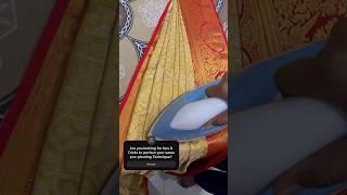 Saree Pre Pleating tutorial|#sareeprepleatingandfolding