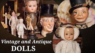 My Collection of Odd Vintage/Antique Dolls/ Art Dolls #dolls #collection #curiosity