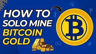 Solo Mining BITCOIN GOLD in 2024 | $BTG | Beginner's Guide