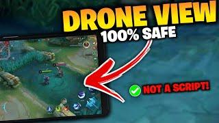 How to Enable DRONE VIEW in Mobile Legends | 100% Safe | No Script Needed | Ipad View in Mobile