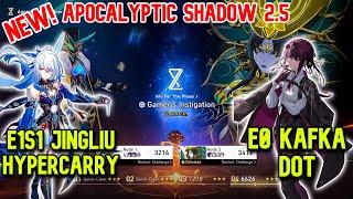 New Apocalyptic Shadow 4 3 Stars | E1S1 Jingliu & E0 Kafka | Honkai Star Rail 2.5