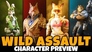 Wild Assault Character Preview (All Valiants, Full Customization, All Options, Skills, More!)