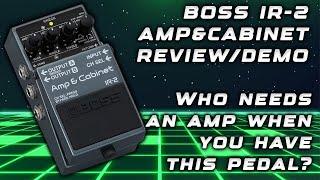 Boss IR-2 Amp & Cabinet Review/Demo | The Lightest Amp You'll Ever Carry