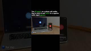Two AI Agents on a Call Realize They’re Both AI… What Happens Next?