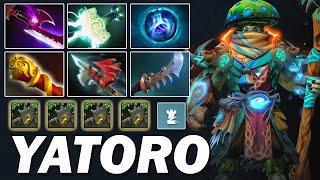 Yatoro - Top of The Net Worth Nature's Prophet Carry Gameplay | 7.38b Dota 2 IMMORTAL RANK!