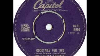  THE GEORGE SHEARING QUINTET WITH STRINGS  COCKTAILS FOR TWO  