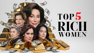 Top 5 Richest Women In The World  #top5 #richest #richlifestyle #rich #womanpower