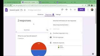 Google Forms  4  - Viewing and Analyzing Form Responses