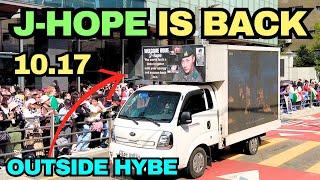 Джей-Хоуп входит в HYBE!!!  Праздник выписки за пределами HYBE!