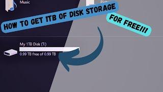 How to get 1TB on Windows 10 for FREE!!!