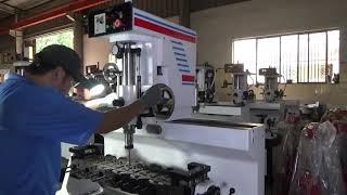 [3-ANGLE] VALVE SEAT BORING - VALVE SEAT CUTTING MACHINE | TECHDUC (MÁY DOA MIỆNG SUPPAP XE Ô TÔ)