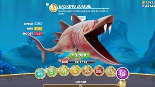 GOT ENEMY BASKING SHARK ZOMBIE COMING SOON - BIG SHARK HUNGRY SHARK WORLD GAMEPLAY