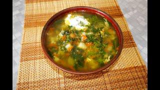 Nettle soup with egg