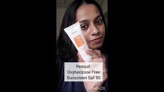 How does the Reequil Oxybenzone Free Sunscreen Spf 50 looks on my skin? #shorts #reequil #sunscreen