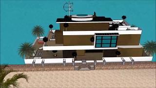 симс 3 строим плавучий дом Плавучий дом симс 3  floating houses with basement floating house sims 3