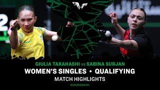 Giulia Takahashi vs Sabina Surjan | WS Qual | Saudi Smash 2024