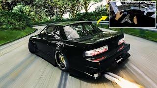 Nissan Silvia S13 Touge Drifting l (4K) Assetto Corsa Steering Wheel Gameplay