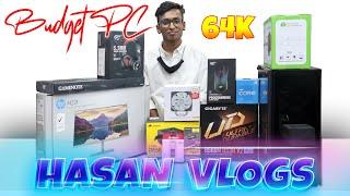 64K Pc Build with Intel 11400 Processor | Budget Pc Build idea | Bangladesh pc component Price 2022